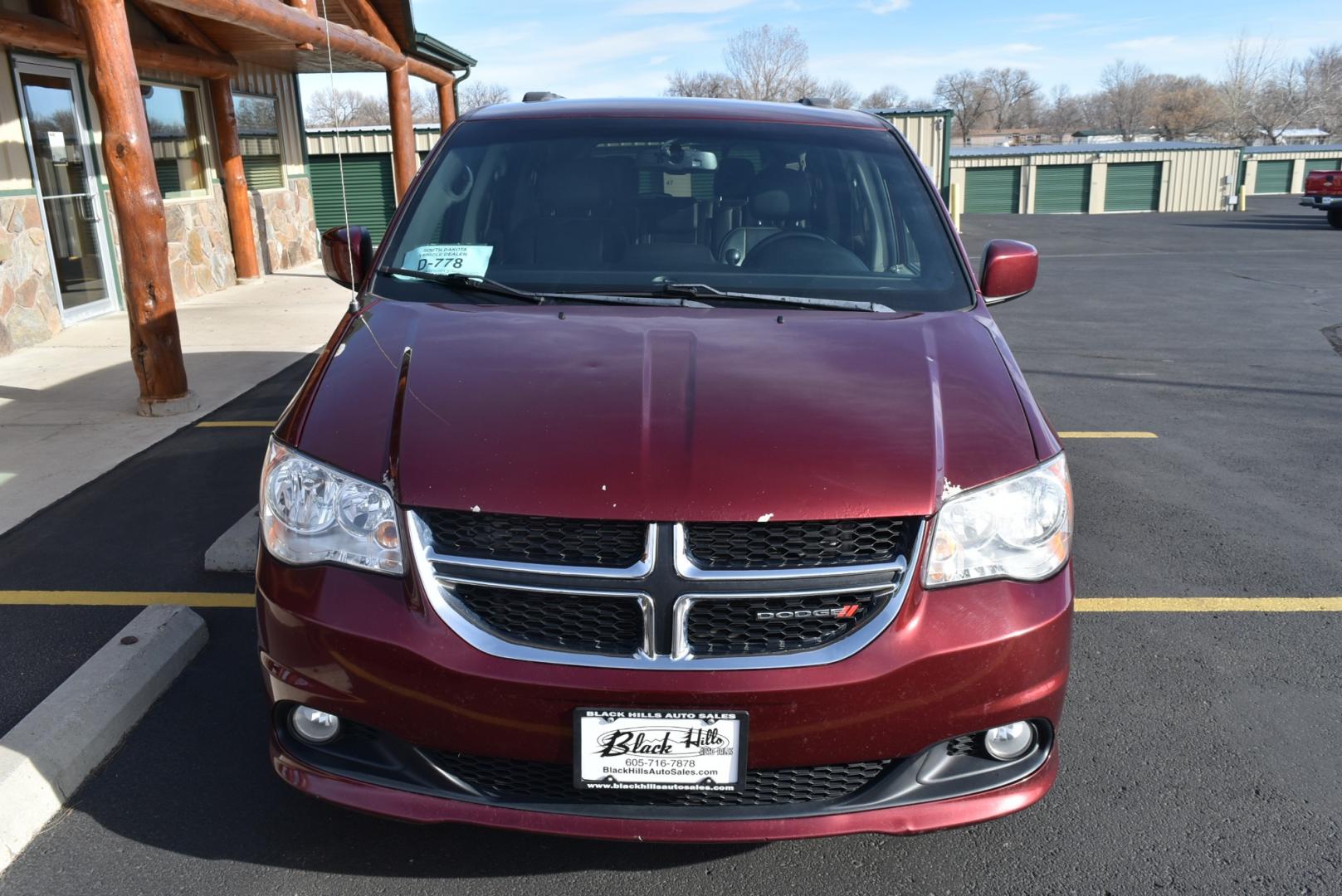 2017 Maroon /Black Dodge Grand Caravan SXT (2C4RDGCGXHR) with an 3.6L V-6 VVT 24 Valve Flex Fuel engine, 6-Speed Automatic transmission, located at 1600 E Hwy 44, Rapid City, SD, 57703, (605) 716-7878, 44.070232, -103.171410 - Photo#1